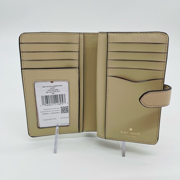 Kate Spade Leila Medium Compact Bifold Wallet - Picture 6 of 8